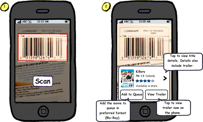 Open Product Design: Blockbuster Mobile - Scan