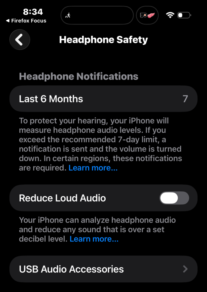Headphone Safety > USB Audio Accessories